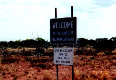 SHIRE OF NGAANYATJARRAKU